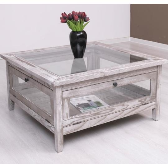 rustikalny vintage konferencny stolik skleneny klasicky otvaratelny masivne drevo stredomorsky obyvacka stolik novinovy stojan skleneny vklad lameridiana konferencne stoliky.jpg